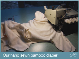 Sweet Cheeks Bamboo Diaper Hand Sewn
