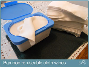 Sweet Cheeks Re-usable Bamboo Wipes
